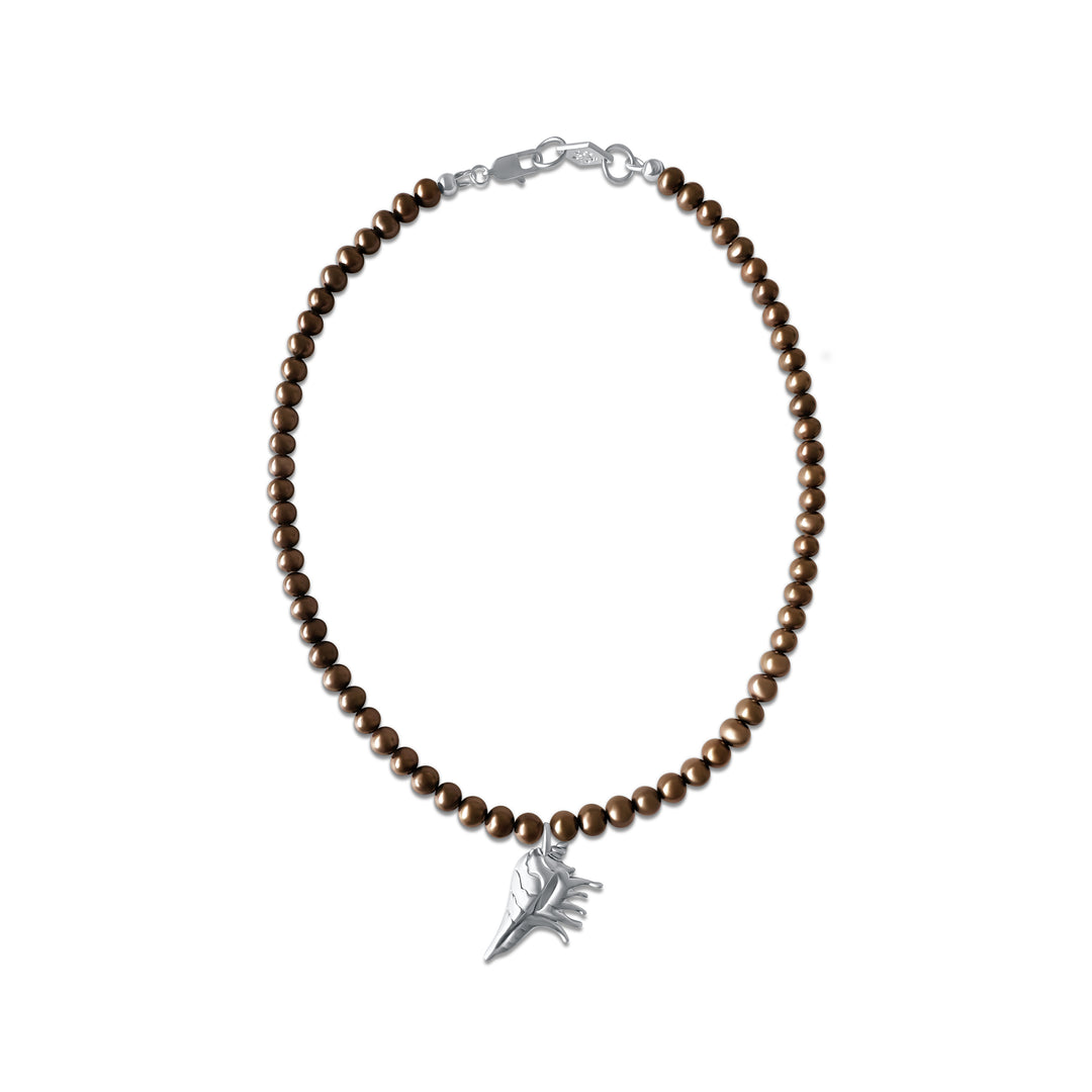 Rell Pearl Necklace- Silver