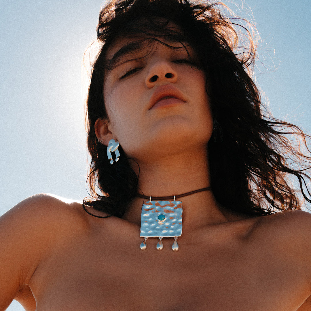 Amarillo Necklace- Silver