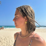 XL Tangalooma Sun Earrings- Gold