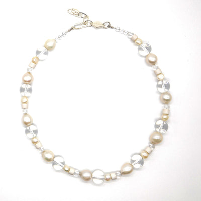 harry styles beaded pearl necklace