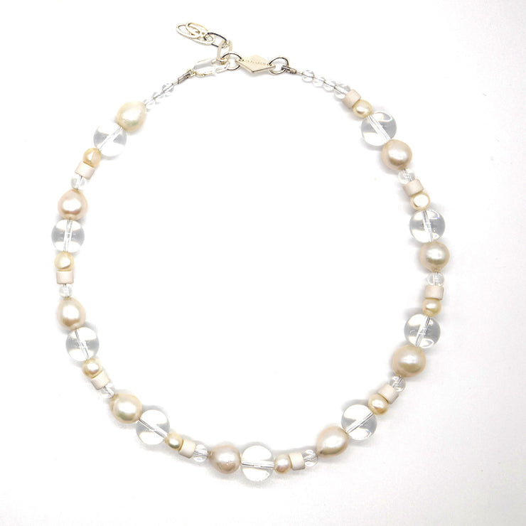 harry styles beaded pearl necklace