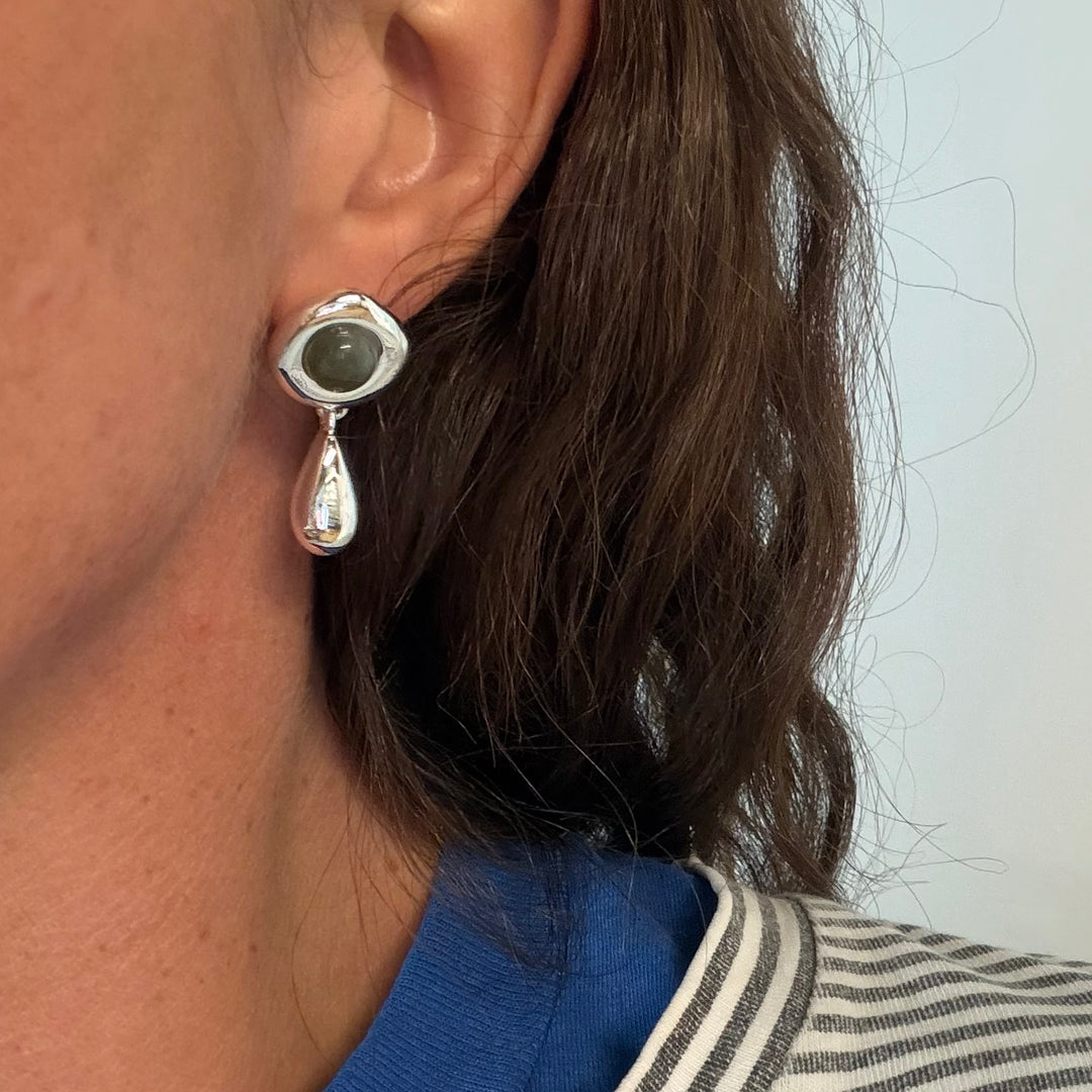 Zoe Earrings- Silver