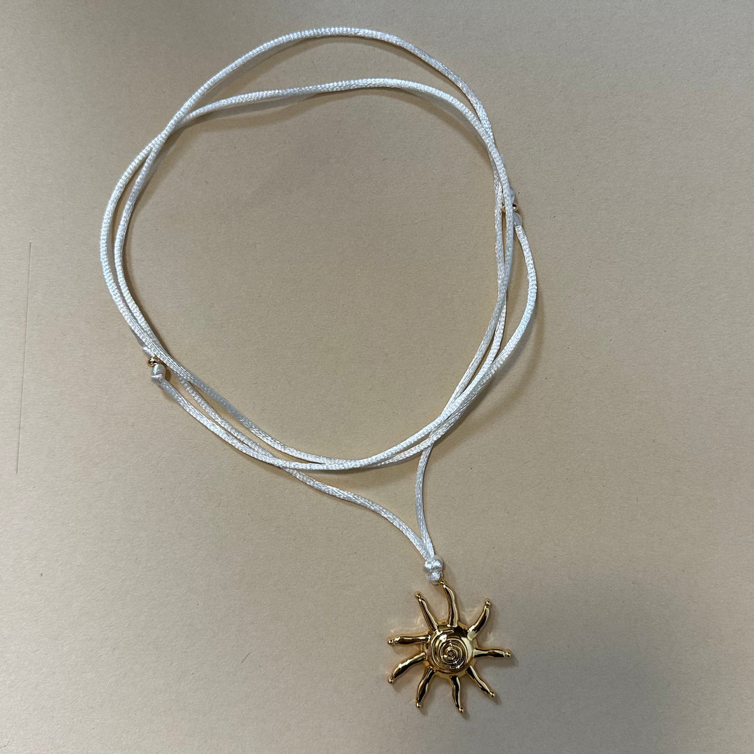 Melina Cord Necklace- Gold