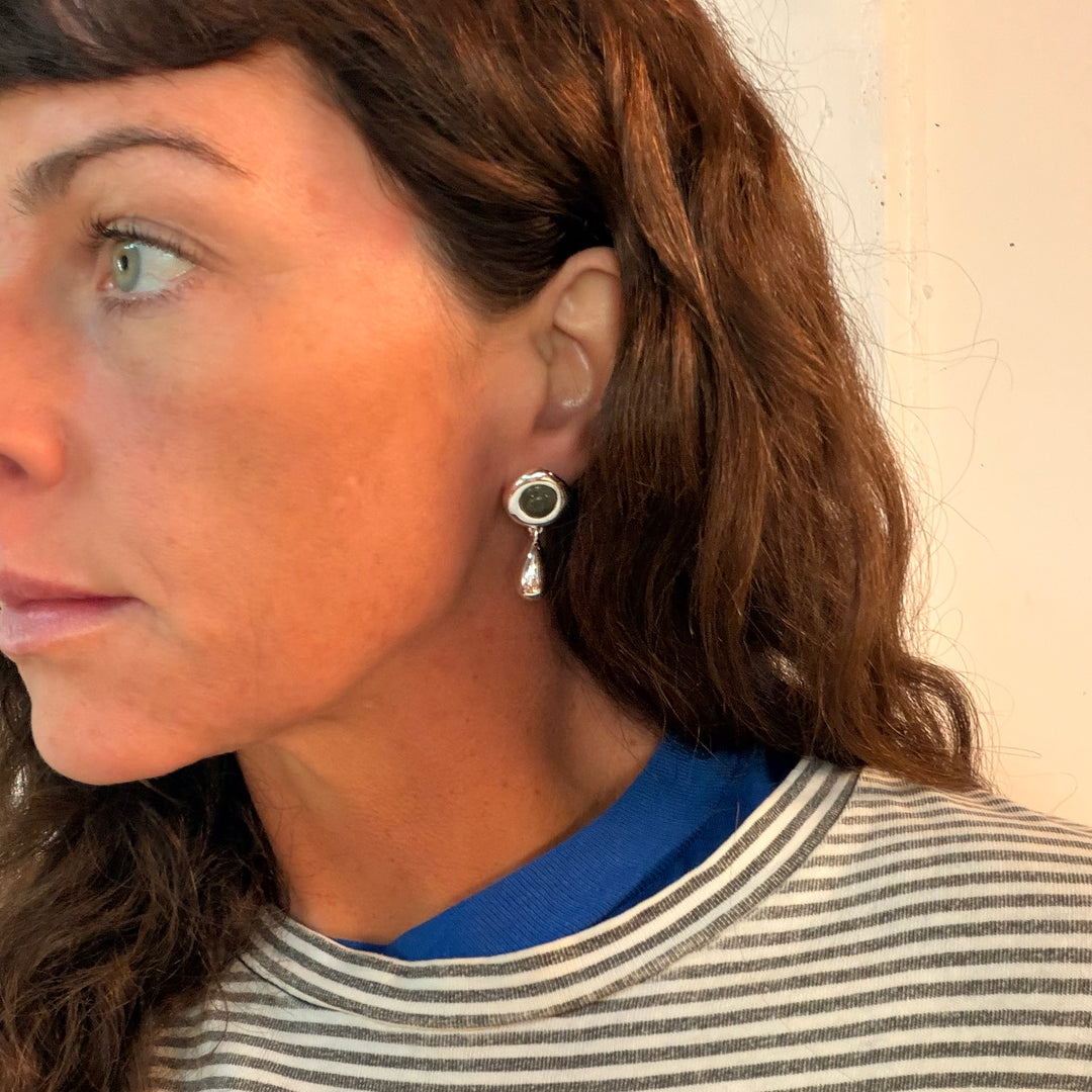 Zoe Earrings- Silver
