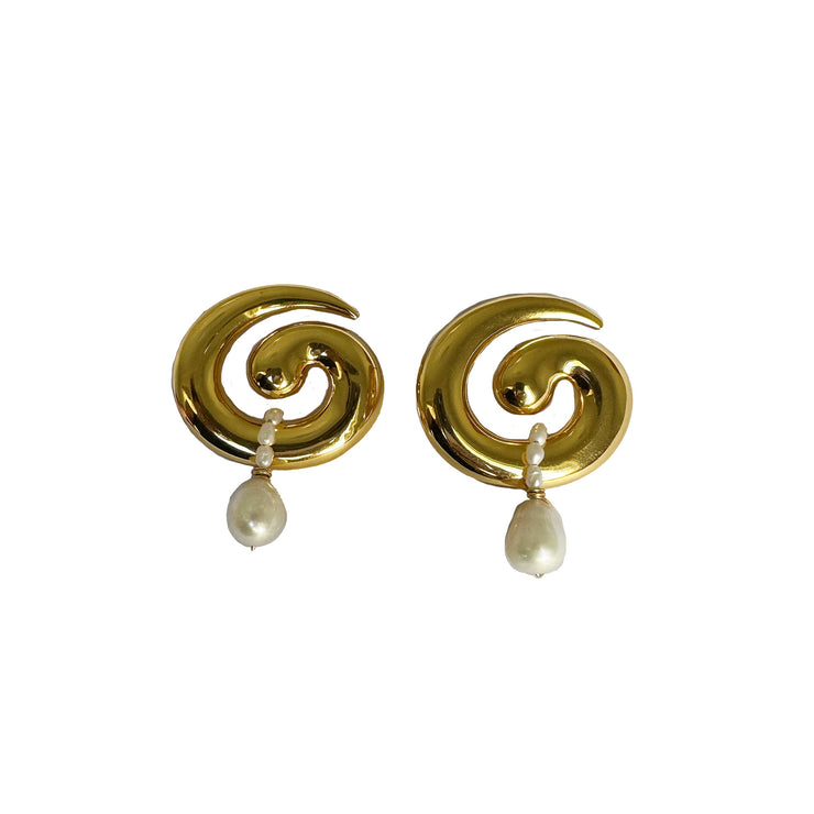 Brando Earrings- Gold