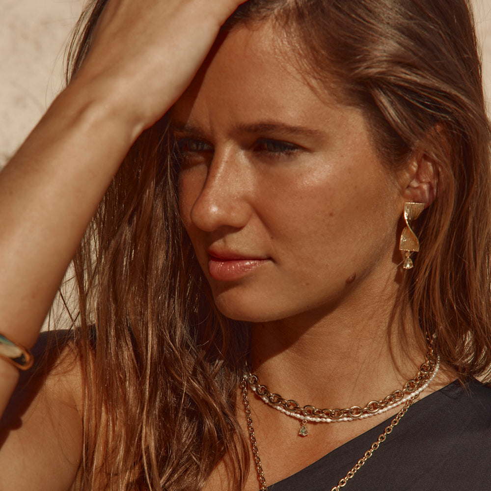 Sundrop Earrings- Gold