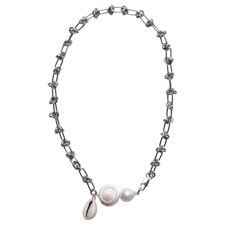 Marion Necklace- Silver