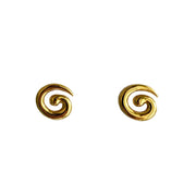 Mini Swirl Earrings- gold