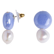 oversized pearl statement earrings