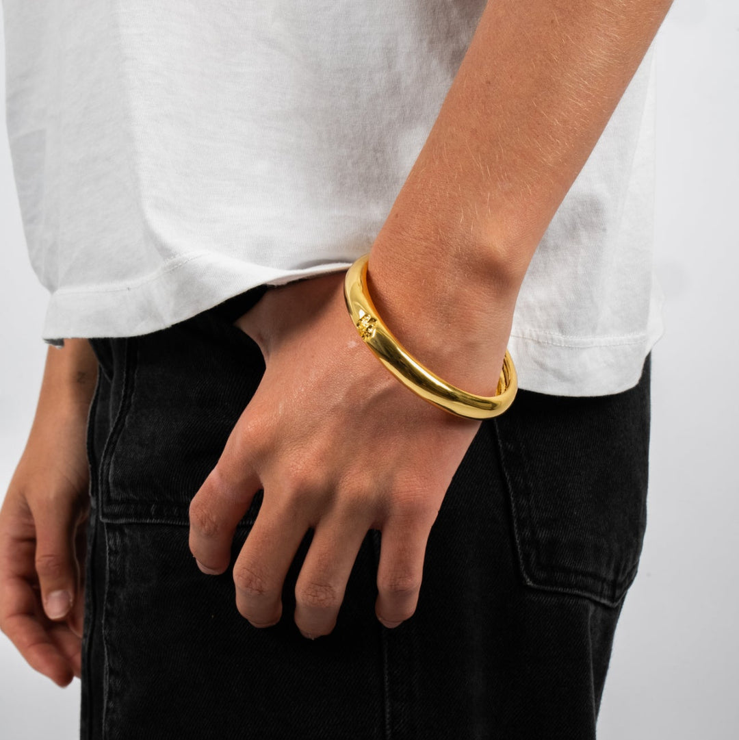 Hibiscus Bangle- Gold
