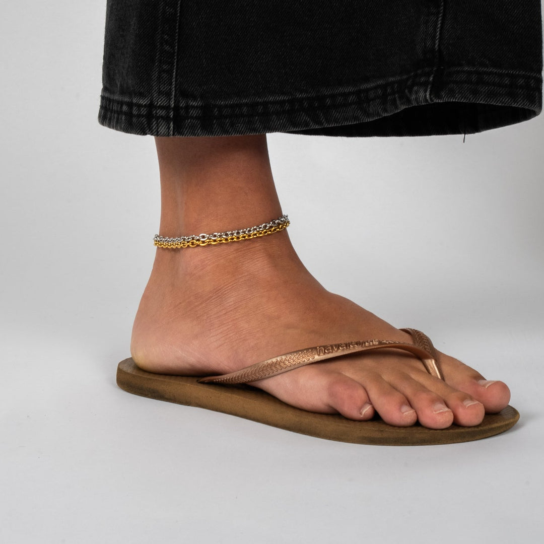 Mia Anklet- Silver