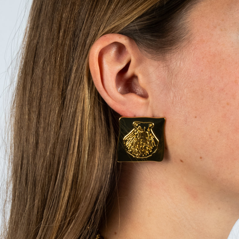Ela Earrings- Gold