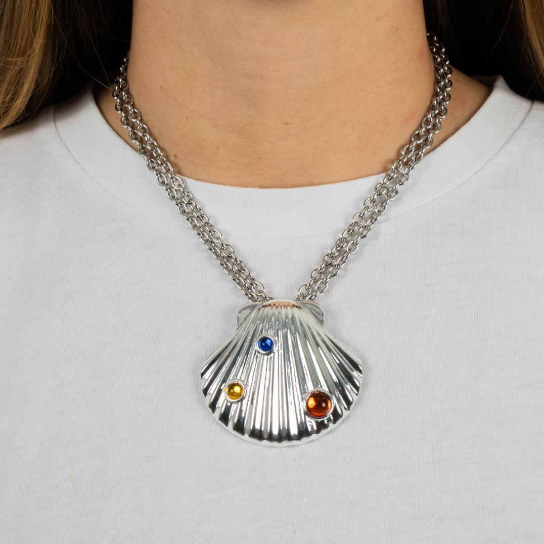 Petra Necklace- Silver