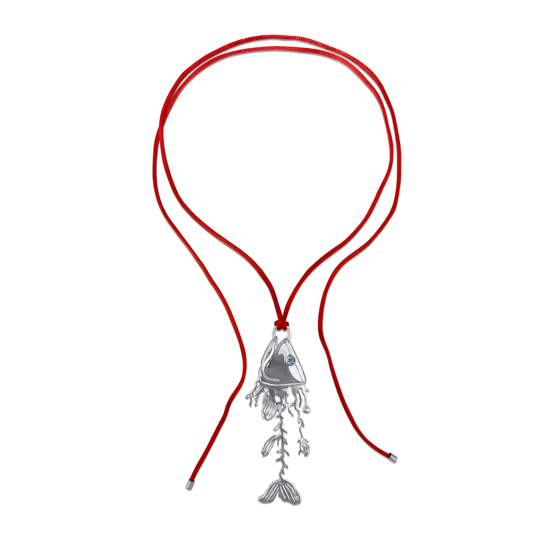 Fish cord necklace