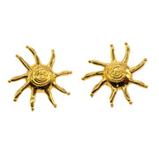XL Tangalooma Sun Earrings- Gold