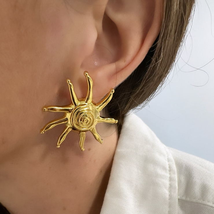 Earrings sun 2025