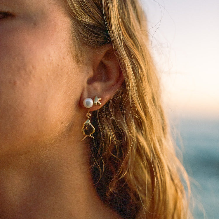 alphabet initial earring