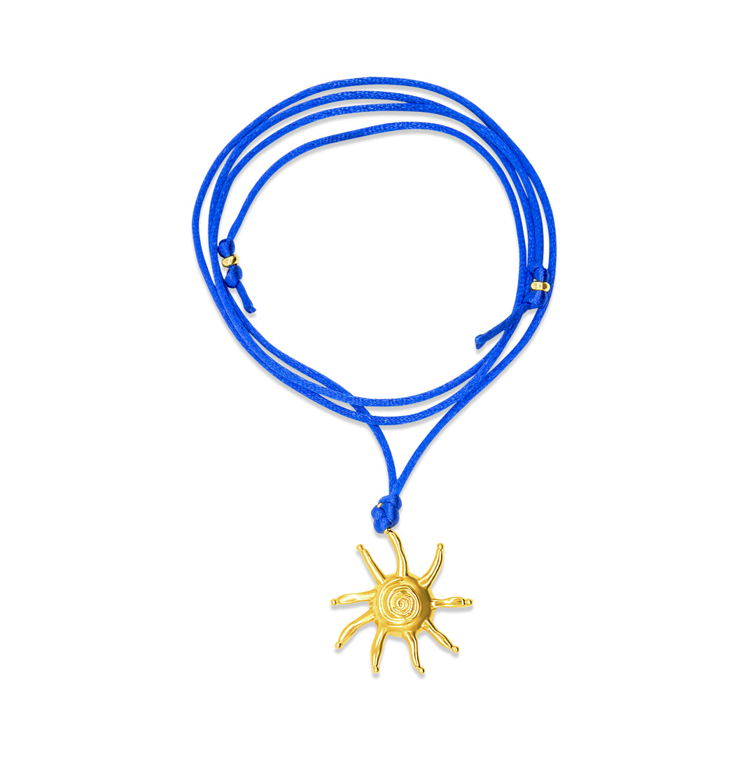 Melina Cord Necklace- Gold