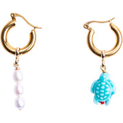 chunky colorful jewellery australia. Turtle earrings