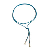 Bolo necklace pearls. Tie necklace travel jewelry