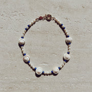 Nautical shell pearl necklace greece
