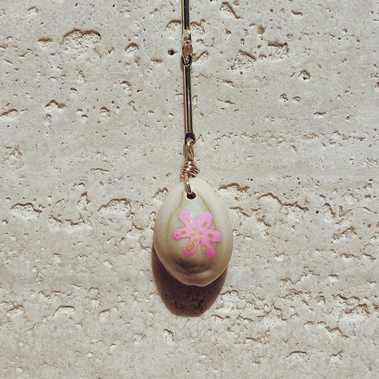 painted seashell necklace Australia ibiza