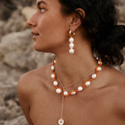 Bold Pearl Earrings. Statement baroque pearl earrings Australia