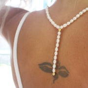 Elopement bridal jewelry, handmade australia BACK NECKLACE