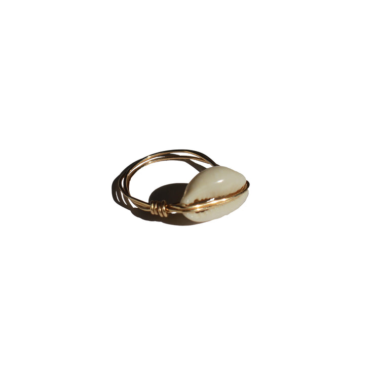 Gold cowrie shell ring australia. Holiday jewelry