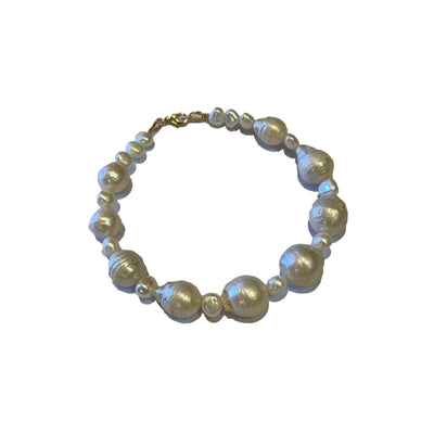 Chunky freshwater pearl anklet
