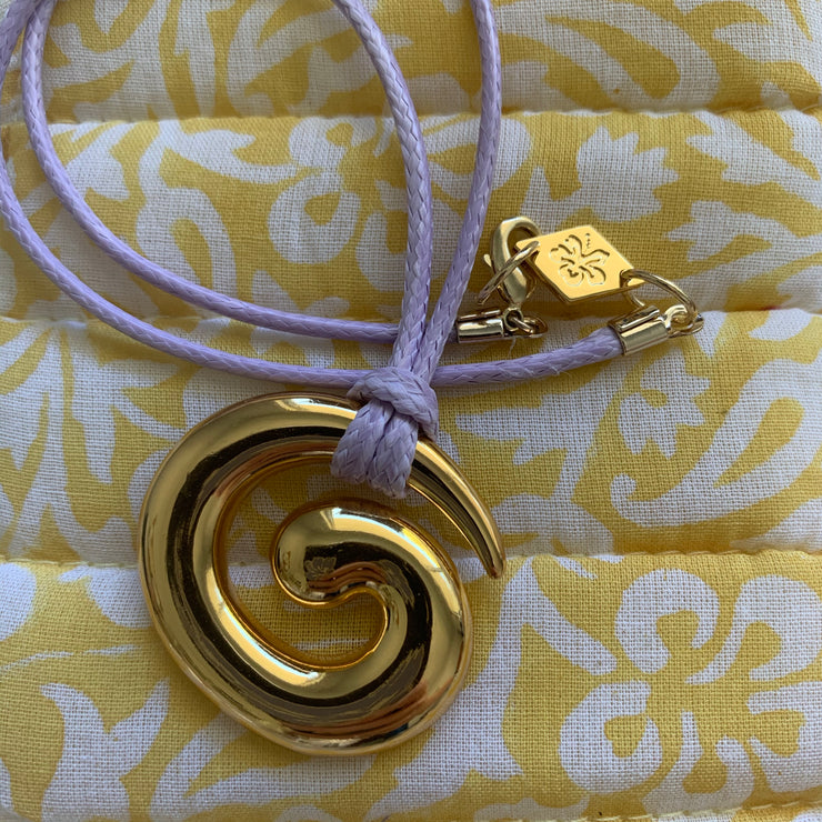 Gold Swirl Necklace